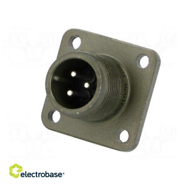 Connector: circular | Series: DS/MS | socket | male | PIN: 3 | soldering image 2