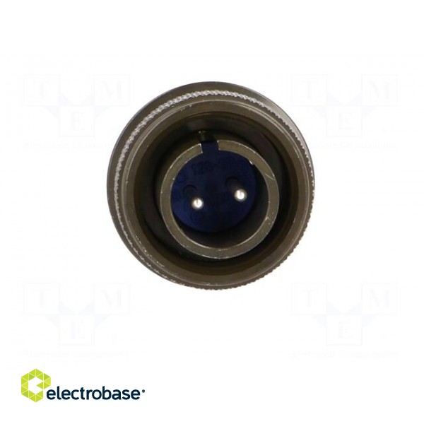 Connector: circular | Series: 97 | plug | male | PIN: 2 | silver plated paveikslėlis 9