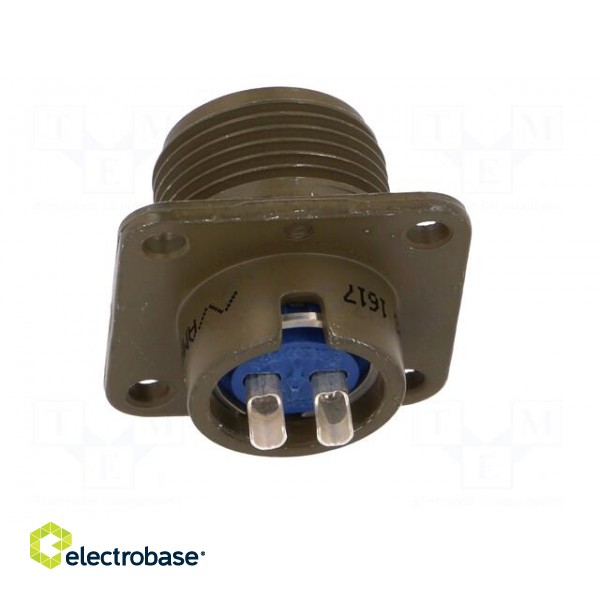 Connector: circular | Series: 97 | socket | female | PIN: 2 | soldering image 5