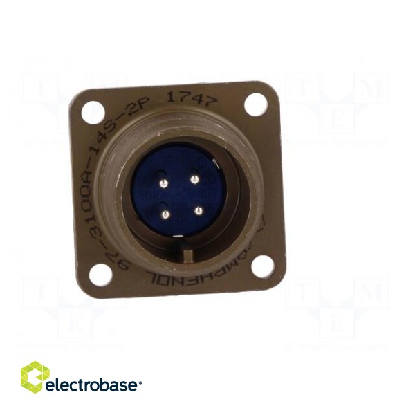 Connector: circular | Series: 97 | socket,plug | male | PIN: 4 | 13A image 9