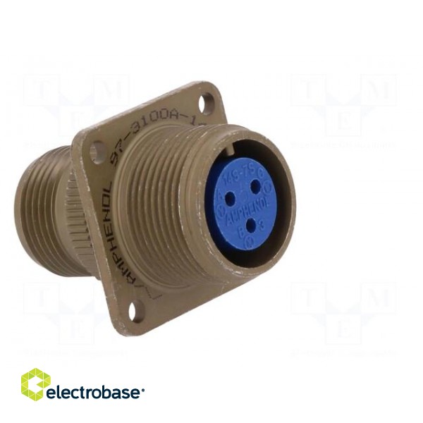 Connector: circular | Series: 97 | socket,plug | female | PIN: 3 | 13A image 8