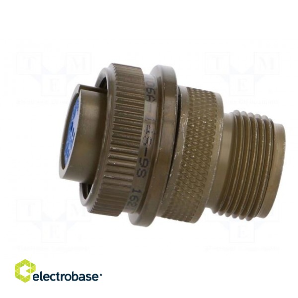 Connector: circular | plug | for cable | PIN: 2 | female | soldering | 97 paveikslėlis 3