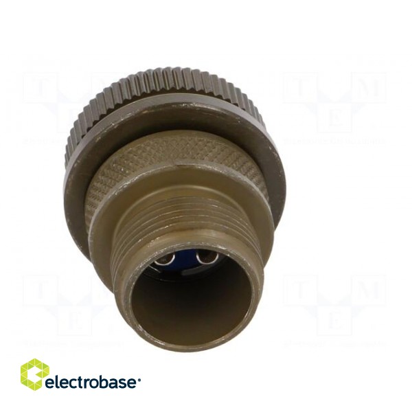 Connector: circular | size 14S | 97 | aluminium alloy | olive | plug image 5