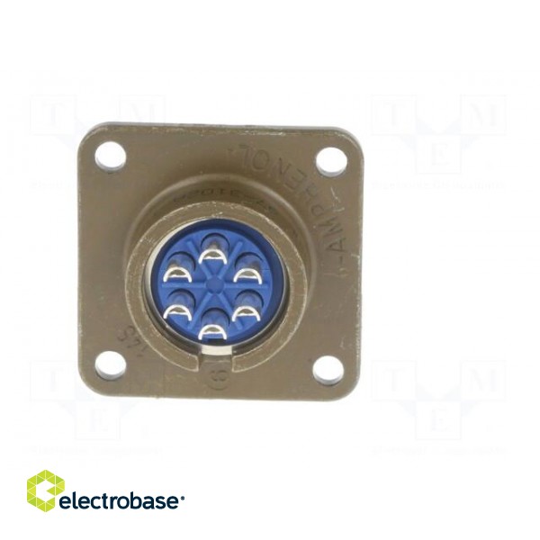 Connector: circular | socket | PIN: 6 | female | soldering | 97 | 13A image 4