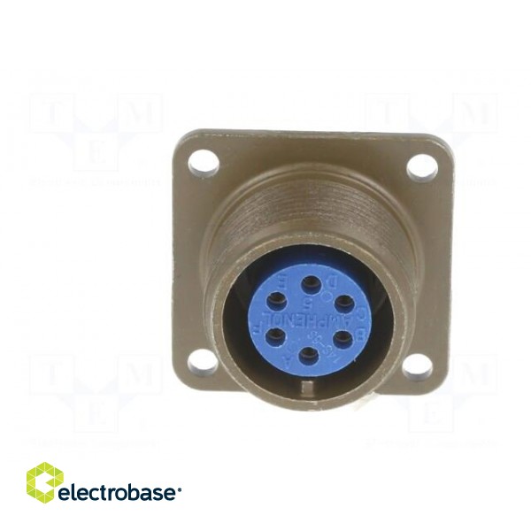 Connector: circular | socket | PIN: 6 | female | soldering | 97 | 13A image 8