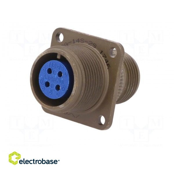 Connector: circular | Series: 97 | socket,plug | female | PIN: 4 | 13A image 2