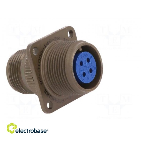 Connector: circular | Series: 97 | socket,plug | female | PIN: 4 | 13A image 8