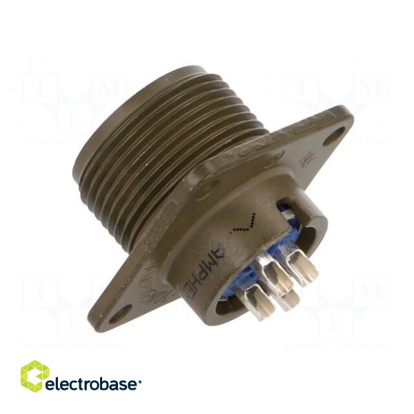 Connector: circular | Series: 97 | socket | female | PIN: 4 | soldering image 4
