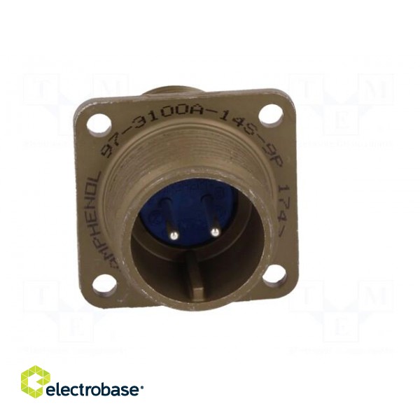 Connector: circular | Series: 97 | socket,plug | male | PIN: 2 | 13A image 9