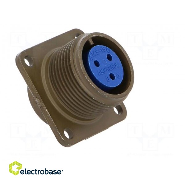 Connector: circular | Series: 97 | socket | female | PIN: 3 | soldering image 8