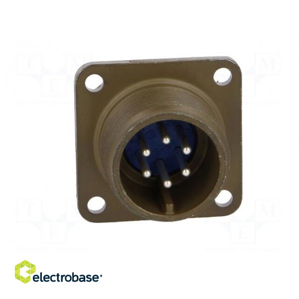 Connector: circular | Series: 97 | socket | male | PIN: 6 | silver plated image 9