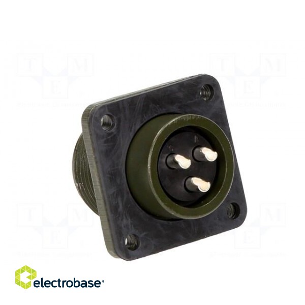 Connector: circular | socket | PIN: 3 | female | soldering | MS/DS | 13A image 8