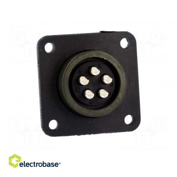 Connector: circular | Series: DS/MS | socket | female | PIN: 5 | 13A фото 5