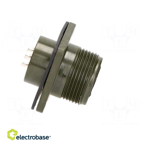 Connector: circular | Series: DS/MS | socket | female | PIN: 3 | 13A фото 3
