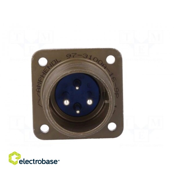 Connector: circular | Series: 97 | socket,plug | male | PIN: 4(2+2) image 9