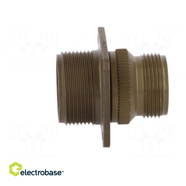 Connector: circular | socket | PIN: 5 | male | soldering | 97 | 13A | olive image 3
