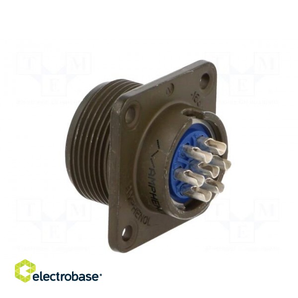 Connector: circular | socket | PIN: 7 | female | soldering | 97 | 13A image 4