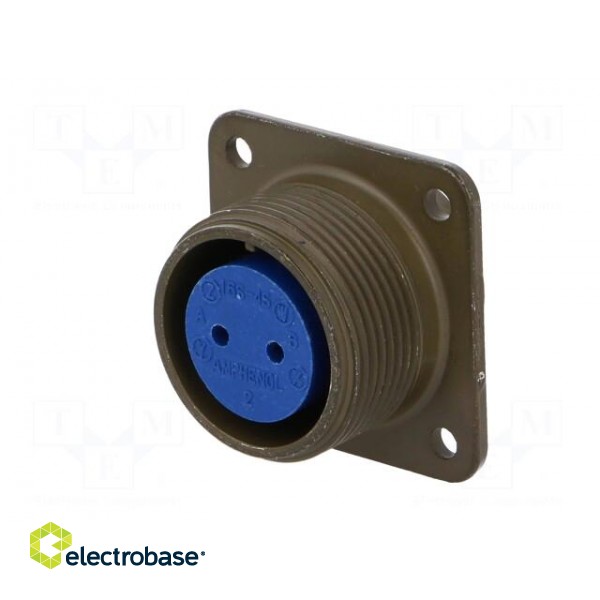 Connector: circular | Series: 97 | socket | female | PIN: 2 | soldering image 2