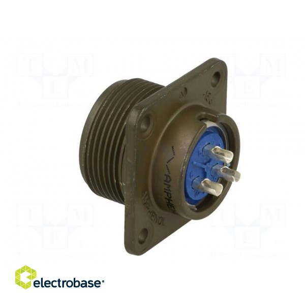 Connector: circular | Series: 97 | socket | female | PIN: 3 | soldering image 4
