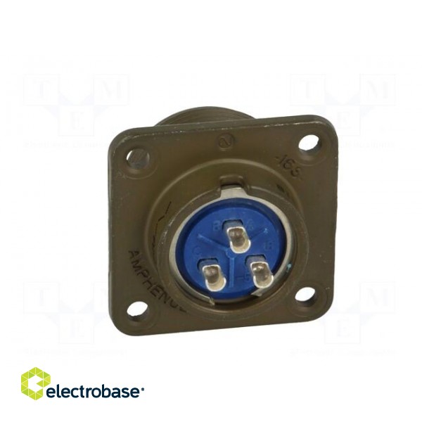 Connector: circular | Series: 97 | socket | female | PIN: 3 | soldering image 5
