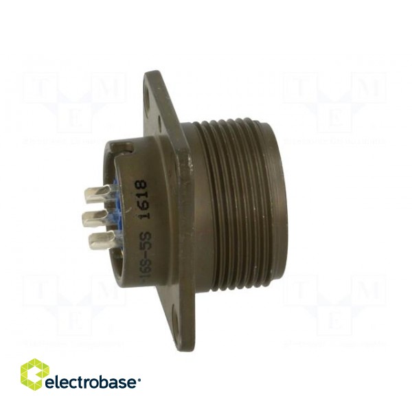 Connector: circular | Series: 97 | socket | female | PIN: 3 | soldering image 7