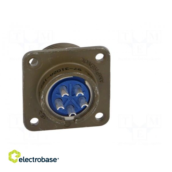 Connector: circular | Series: 97 | socket | male | PIN: 5 | silver plated paveikslėlis 5