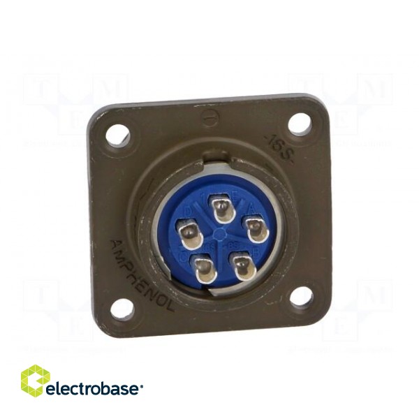 Connector: circular | Series: 97 | socket | female | PIN: 5 | soldering image 5