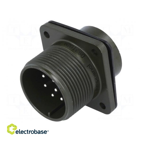 Connector: circular | Series: DS/MS | socket | male | PIN: 10 | soldering image 1