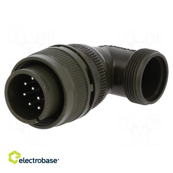 Connector: circular | Series: DS/MS | plug | male | PIN: 10 | for cable paveikslėlis 1