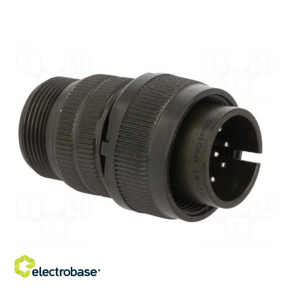 Connector: circular | plug | for cable | PIN: 10 | male | soldering | 13A image 8