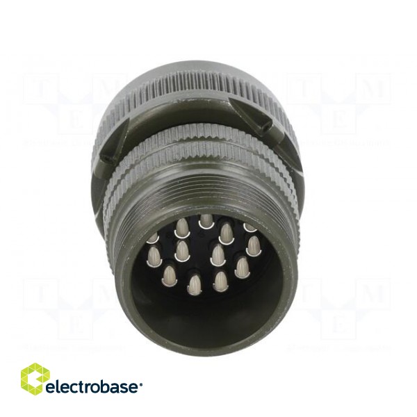 Connector: circular | size 20 | MS/DS | aluminium alloy | olive | plug image 5