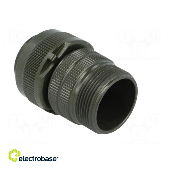 Connector: circular | size 20 | MS/DS | aluminium alloy | olive | plug image 4