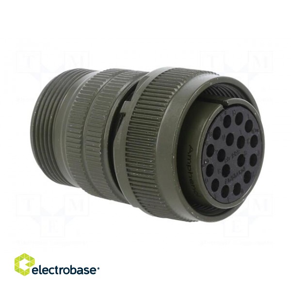Connector: circular | plug | for cable | PIN: 17 | female | soldering image 8
