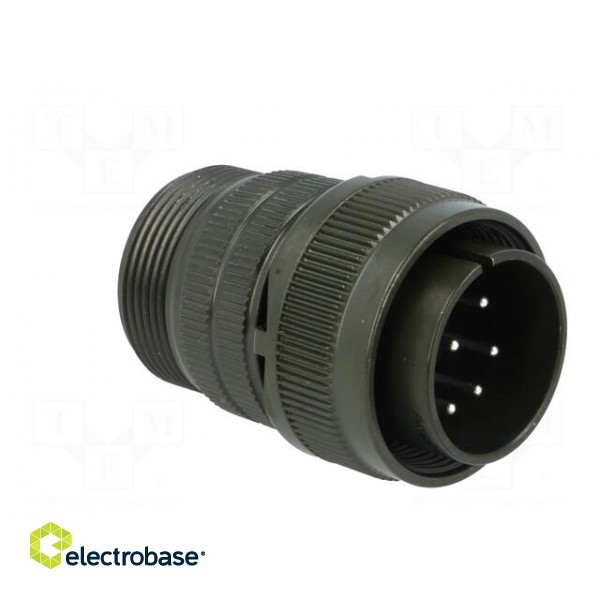 Connector: circular | plug | for cable | PIN: 8 | male | soldering | MS/DS image 8