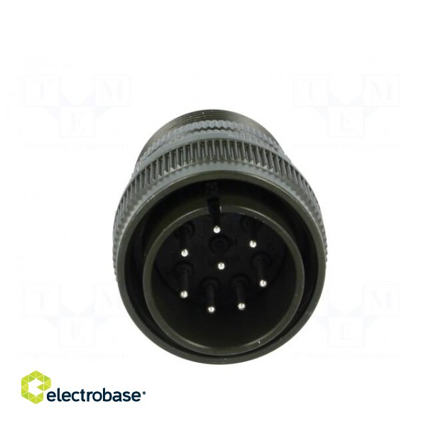 Connector: circular | plug | for cable | PIN: 8 | male | soldering | MS/DS image 9