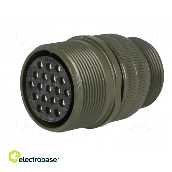 Connector: circular | Series: DS/MS | plug | female | PIN: 19 | for cable image 2