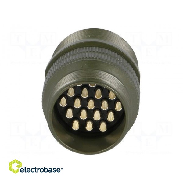 Connector: circular | plug | for cable | PIN: 19 | female | soldering image 5
