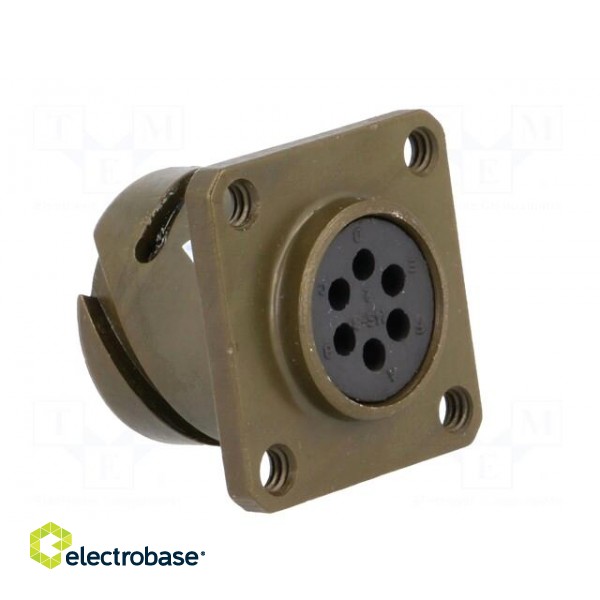Connector: circular | VG95234 | socket | female | PIN: 6 | with contacts image 4