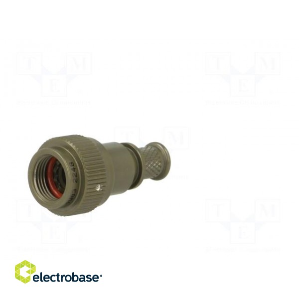 Accessories: plug cover | size 9 | MIL-DTL-38999 Series III | olive image 2