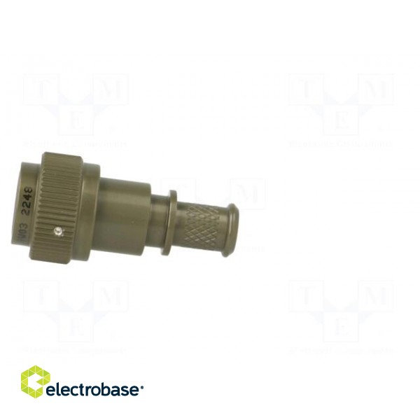 Accessories: plug cover | size 9 | MIL-DTL-38999 Series III | olive image 3