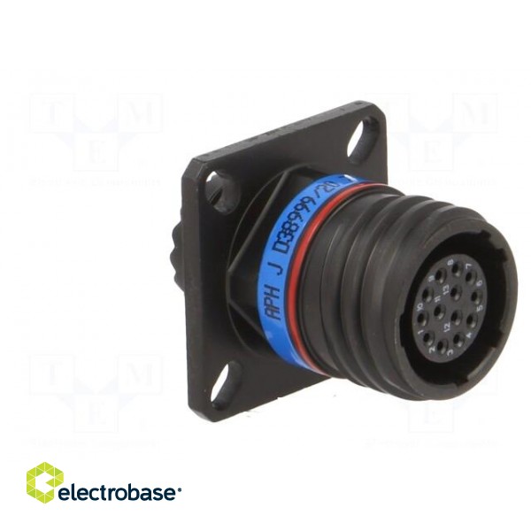 Connector: military | socket | female | PIN: 13 | size 11 | black | 5A image 8