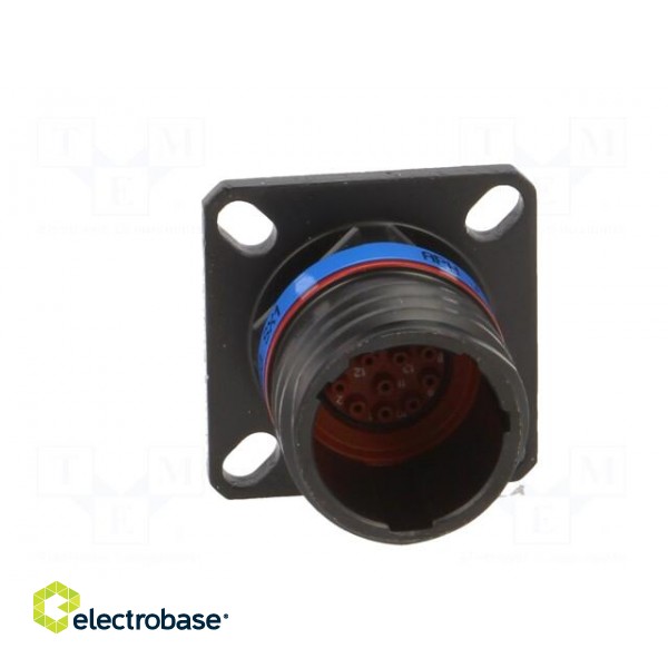 Connector: military | socket | male | PIN: 13 | size 11 | black | crimped image 9