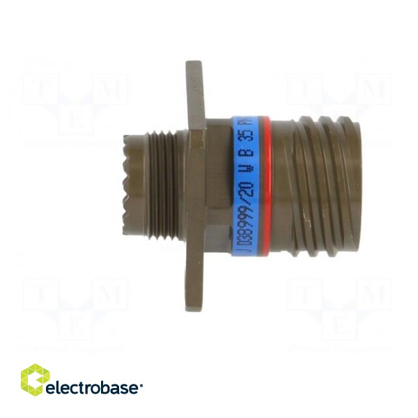 Connector: military | socket | male | PIN: 13 | size 11 | olive | crimped image 7