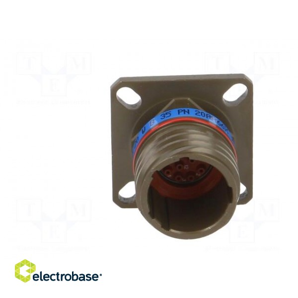 Connector: military | socket | male | PIN: 13 | size 11 | olive | crimped фото 9