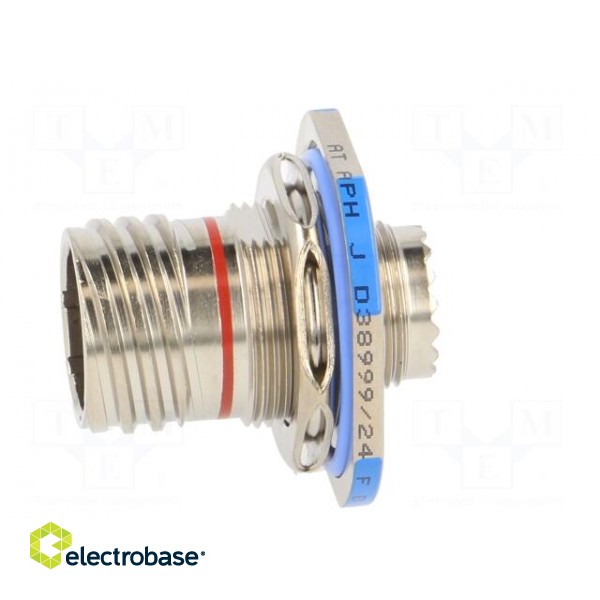 Connector: military | socket | male | PIN: 13 | size 11 | silver | crimped фото 3