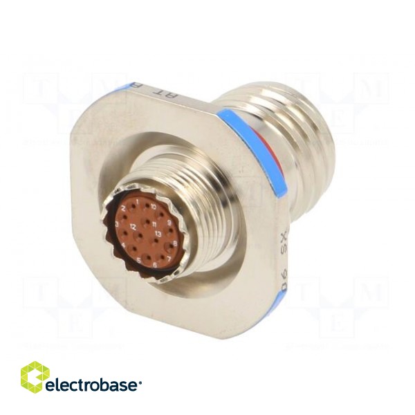 Connector: military | socket | male | PIN: 13 | size 11 | silver | crimped фото 6