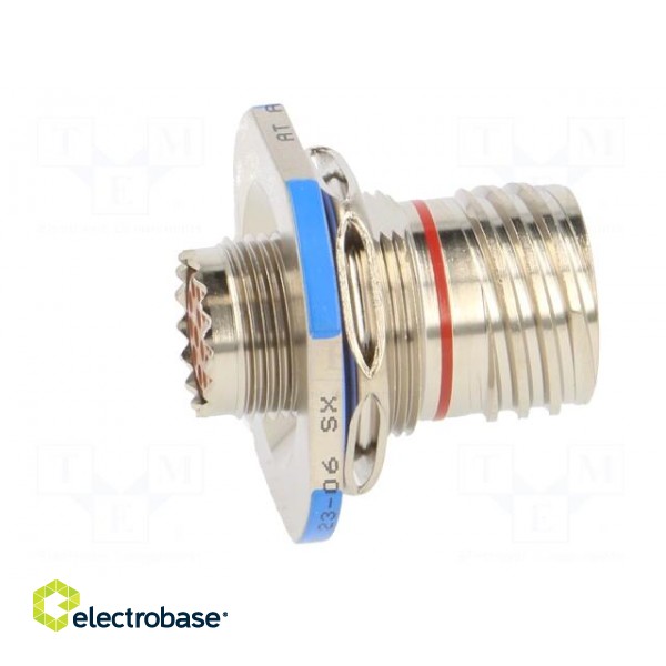 Connector: military | socket | male | PIN: 13 | size 11 | silver | crimped фото 7