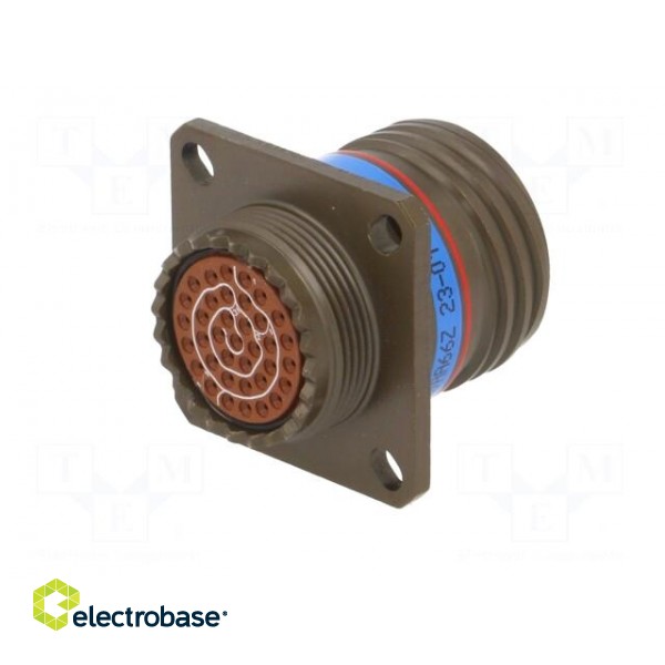 Connector: military | socket | female | PIN: 37 | size 15 | olive | 5A paveikslėlis 6