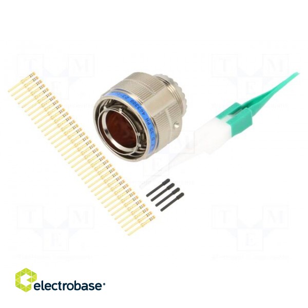 Connector: military | plug | male | PIN: 37 | size 15 | aluminium alloy image 1