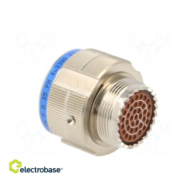 Connector: military | plug | male | PIN: 37 | size 15 | aluminium alloy image 4